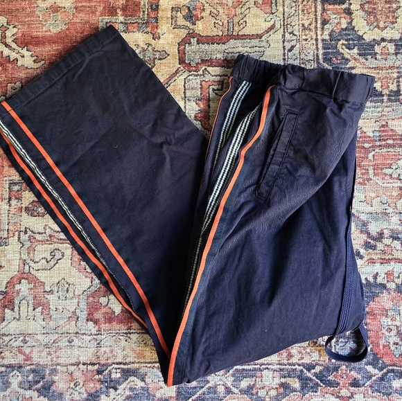MAEVE Anthropologie Navy Classic Track Pants Sz Small - Picture 2 of 4